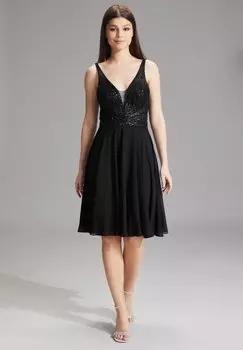 КОКТЕЙЛЬНОЕ ПЛАТЬЕ С БИСЕРАМИ Hey Kyla Swing