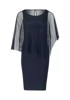 Коктейльное платье с блестками Vera Mont, цвет Night Sky