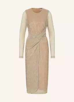 Коктейльное платье с блестящей пряжей Riani, золотой