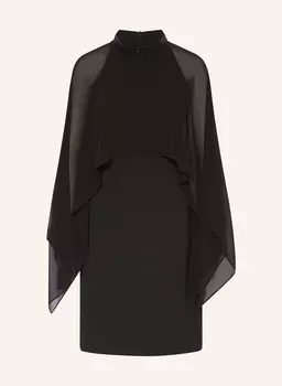Коктейльное платье с декоративными бусинами Vera Mont, черный