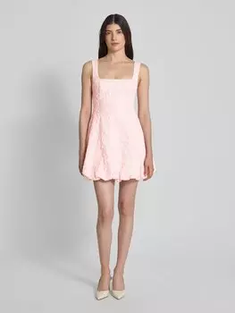 Коктейльное платье с фактурным узором Forever New, розовый