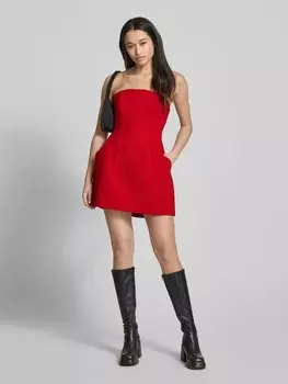 Коктейльное платье с карманами модель 'KAROLINE' Bardot, красный