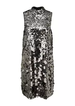 Коктейльное платье s.Oliver BLACK LABEL, серебряный