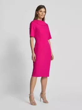 Коктейльное платье с рукавами 1/2 Adrianna Papell, розовый