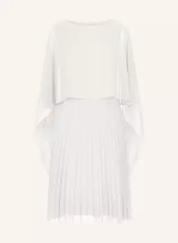 Коктейльное платье с шифоновой накидкой Apart, бежевый