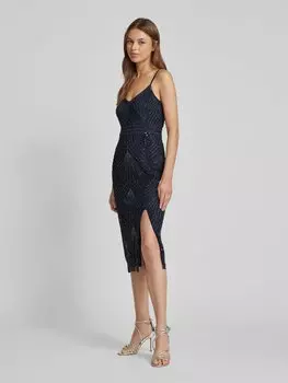 Коктейльное платье с вырезом сердечком LACE & BEADS