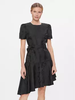 Коктейльное платье стандартного кроя Dkny, черный