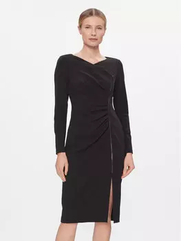 Коктейльное платье стандартного кроя Dkny, черный