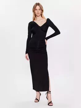 Коктейльное платье стандартного кроя Edited, черный