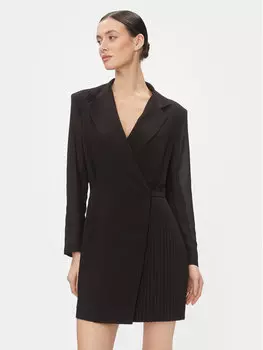 Коктейльное платье стандартного кроя Kontatto, черный