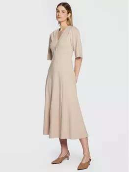 Коктейльное платье стандартного кроя Liviana Conti, бежевый