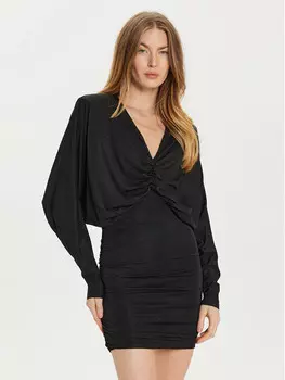 Коктейльное платье стандартного кроя Pinko, черный