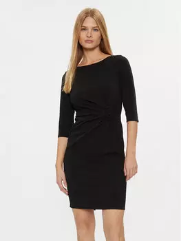 Коктейльное платье стандартного кроя Rinascimento, черный