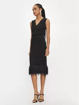 Коктейльное платье стандартного кроя Rinascimento, черный