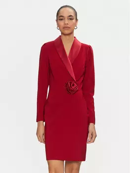 Коктейльное платье стандартного кроя Rinascimento, красный