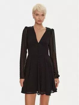 Коктейльное платье стандартного кроя Rotate, черный