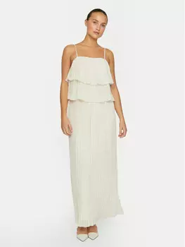 Коктейльное платье стандартного кроя Vila, серый