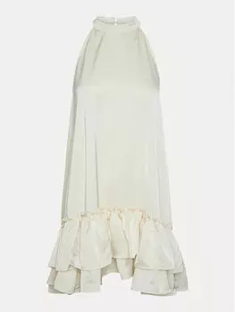 Коктейльное платье стандартного кроя Yas, экрю