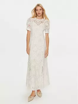 Коктейльное платье стандартного кроя Yas, экрю