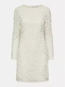 Коктейльное платье стандартного кроя Yas, экрю