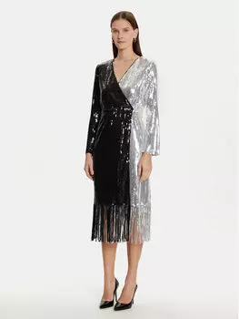 Коктейльное платье стандартного кроя Yas, черный