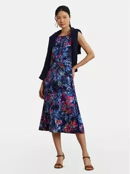 Коктейльное платье стандартный крой 200973610001 Lauren Ralph Lauren, синий