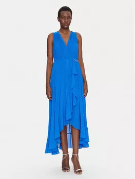 Коктейльное платье стандартный крой 251-ROSYTA M Morgan, синий