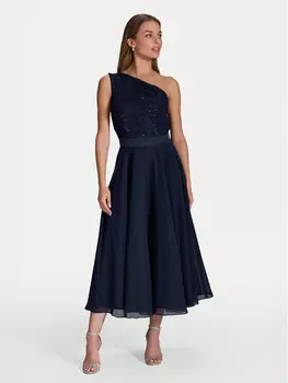 Коктейльное платье стандартный крой 5AI01500 Swing, синий