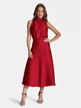 Коктейльное платье стандартный крой 5AI13700 Swing, красный