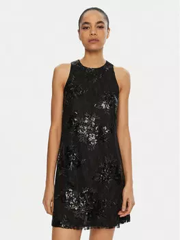 Коктейльное платье стандартный крой AI2025 Kontatto, черный