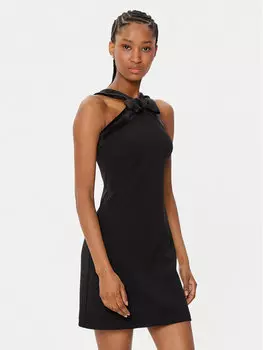 Коктейльное платье стандартный крой AI2025 Kontatto, черный