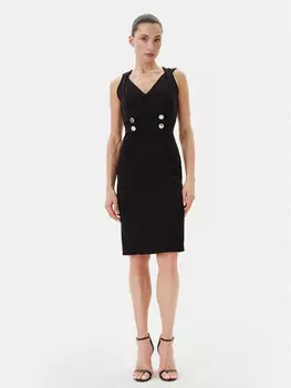 Коктейльное платье стандартный крой CFC0019924002 Rinascimento, черный