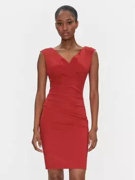 Коктейльное платье стандартный крой CFC0122540003 Rinascimento, красный