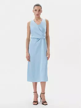 Коктейльное платье стандартный крой CFC0122928003 Rinascimento, голубой