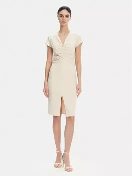 Коктейльное платье стандартный крой CFC0123774003 Rinascimento, бежевый