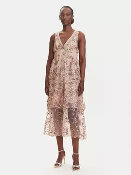 Коктейльное платье стандартный крой Dixie5 A606W024A Dixie, бежевый