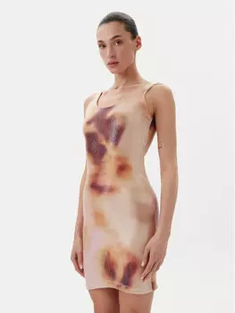 Коктейльное платье стандартный крой ESS250126 Eleh, экрю