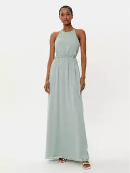 Коктейльное платье стандартный крой Falia 14100342 Vila, зеленый