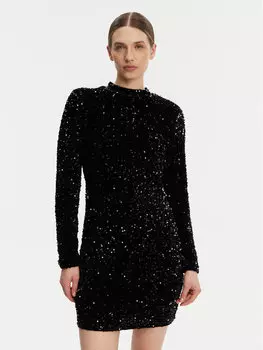 Коктейльное платье стандартный крой P4ID6XQY Dkny, черный