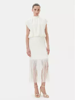 Коктейльное платье стандартный крой Pentzia Malisa BBW4432 Bruuns Bazaar, белый