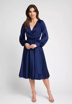 Коктейльное платье Swing Fashion, темно-синий