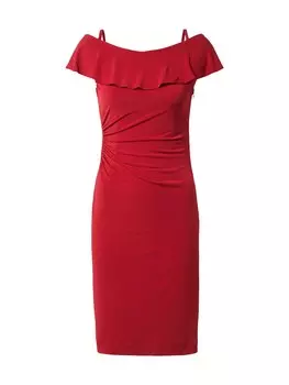 Коктейльное платье Swing, красное вино