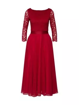 Коктейльное платье SWING, красное вино