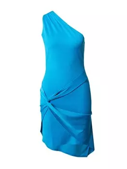 Коктейльное платье Topshop, неоновый синий