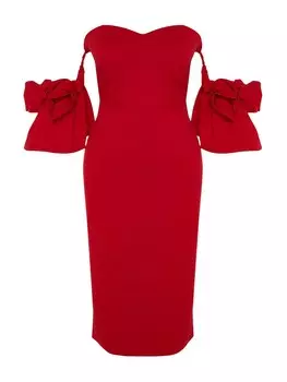 Коктейльное платье Trendyol, красный