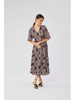 Коктейльное платье удобного кроя Stylove, розовый