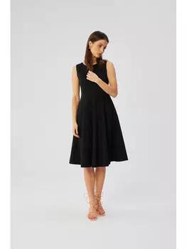 Коктейльное платье удобного кроя Stylove, черный
