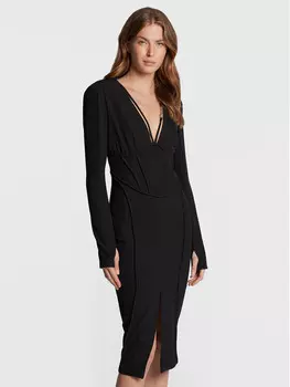 Коктейльное платье узкого кроя Babylon, черный