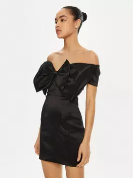 Коктейльное платье узкого кроя Bardot, черный
