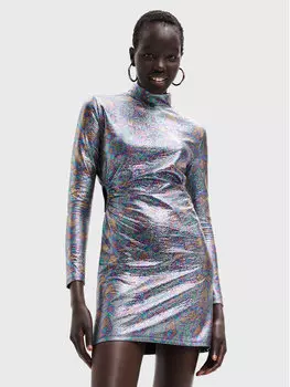 Коктейльное платье узкого кроя Desigual, мультиколор